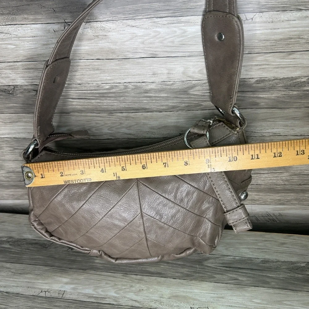Vintage Guess Shoulder Bag Womens Stitched Quilted Hobo Y2K Chunky G Purse